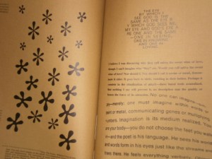 Some visual playfulness from the yellow section.