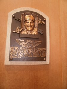 Tom Seaver's plaque.