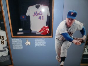 The Tom Seaver display.