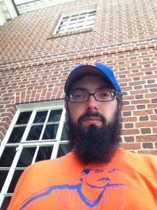 Me in front of the Hall. I'm wearing my Keith Hernandez shirt because he should be a member.